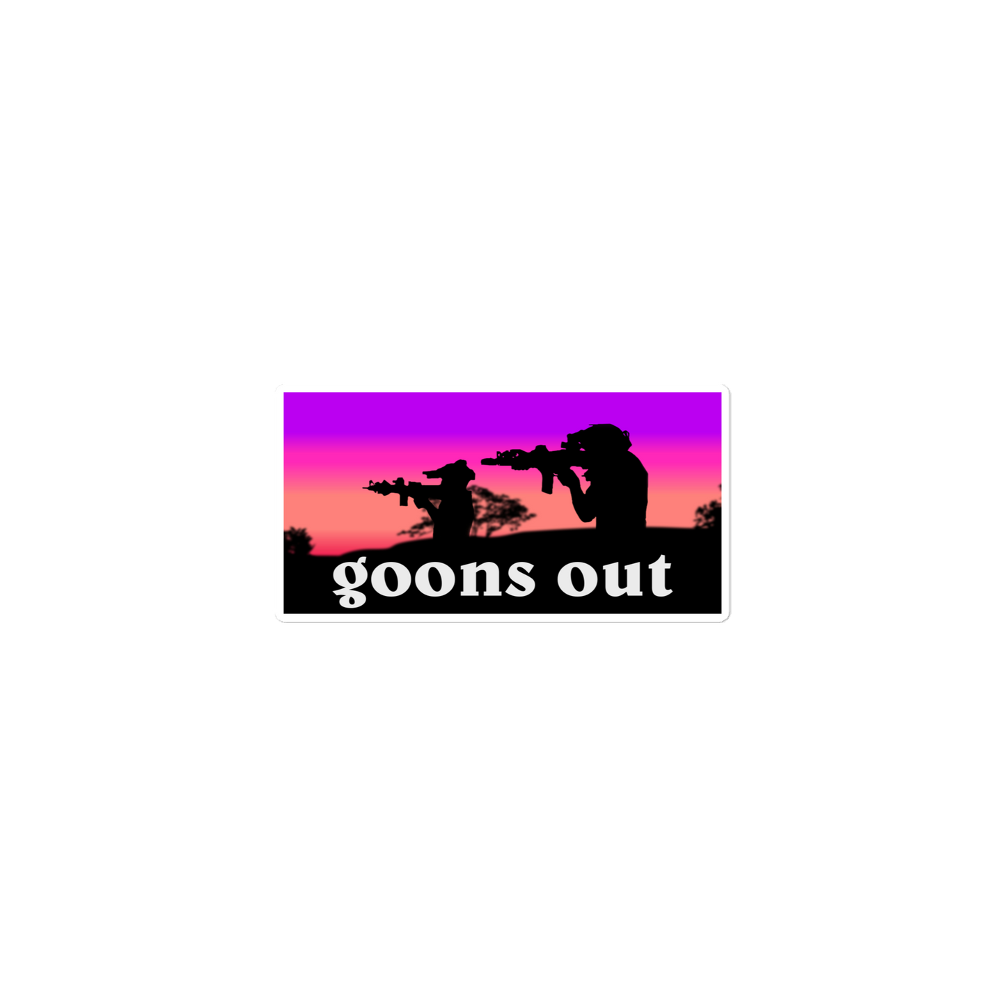 Goons Out - Sticker