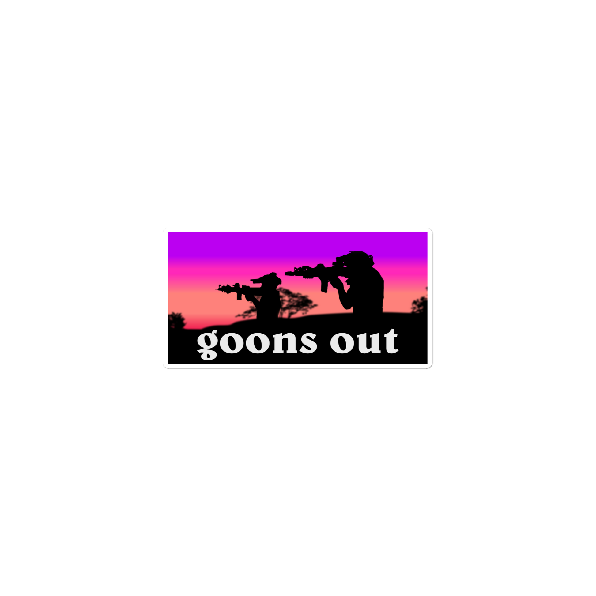 Goons Out - Sticker | Reject The Modern World Co.