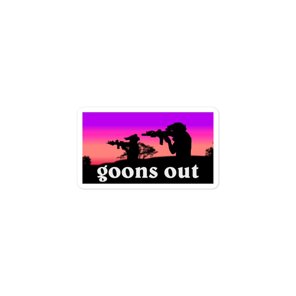 Goons Out - Sticker