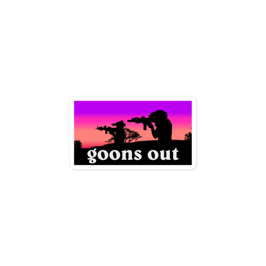 Goons Out - Sticker