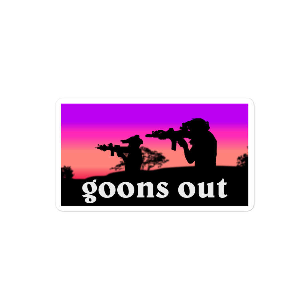 Goons Out - Sticker