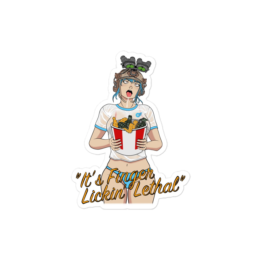 It's Finger Lickin' Lethal - Sticker