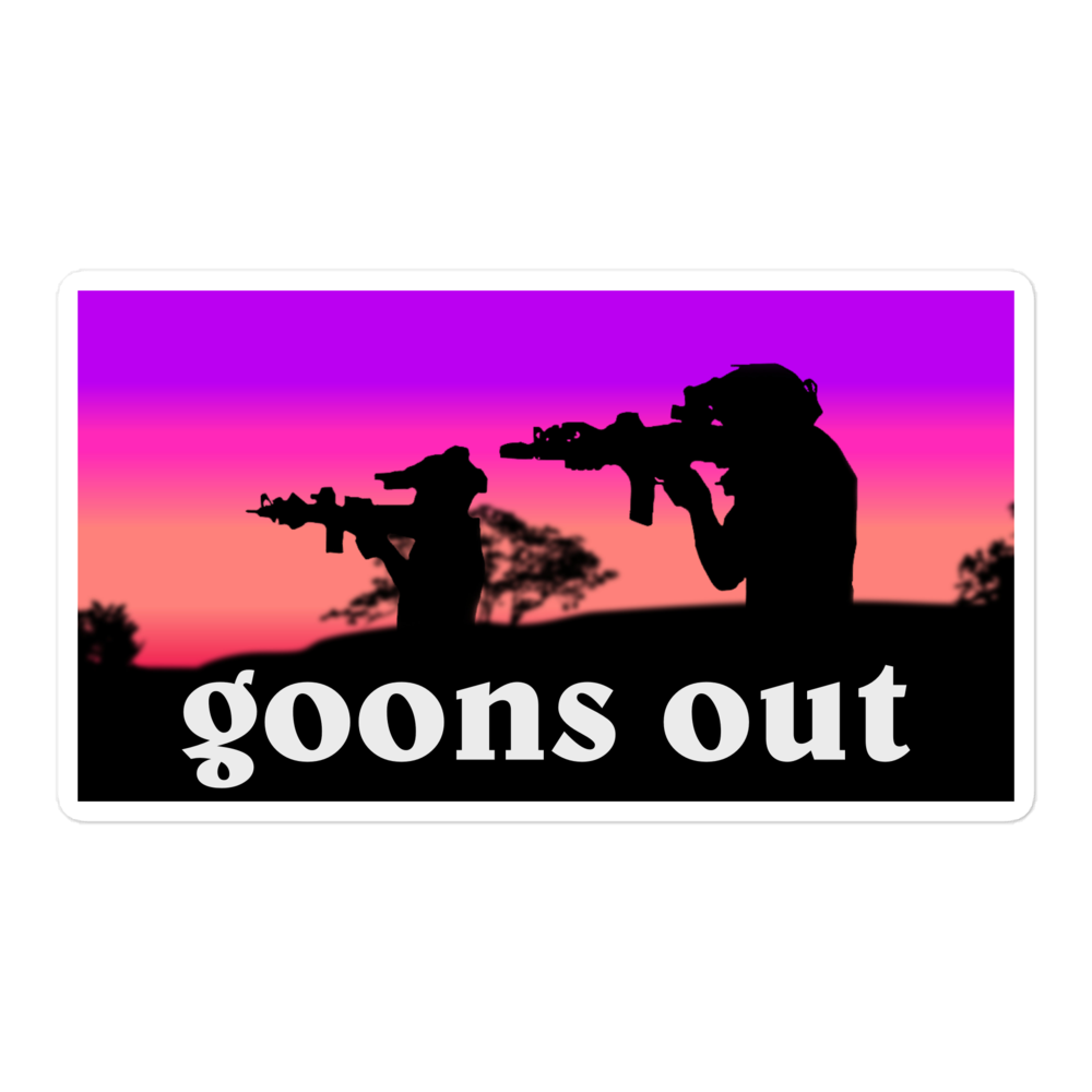 Goons Out - Sticker