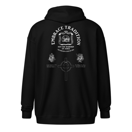 Embrace Tradition - Zip Up Gym Hoodie